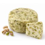 Formaggio fresco di pecora panato al pistacchio ed olio EVO